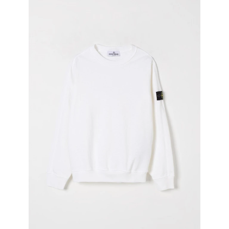 STONE ISLAND JUNIOR Sweater Kids color White (6100001S0060V0001)