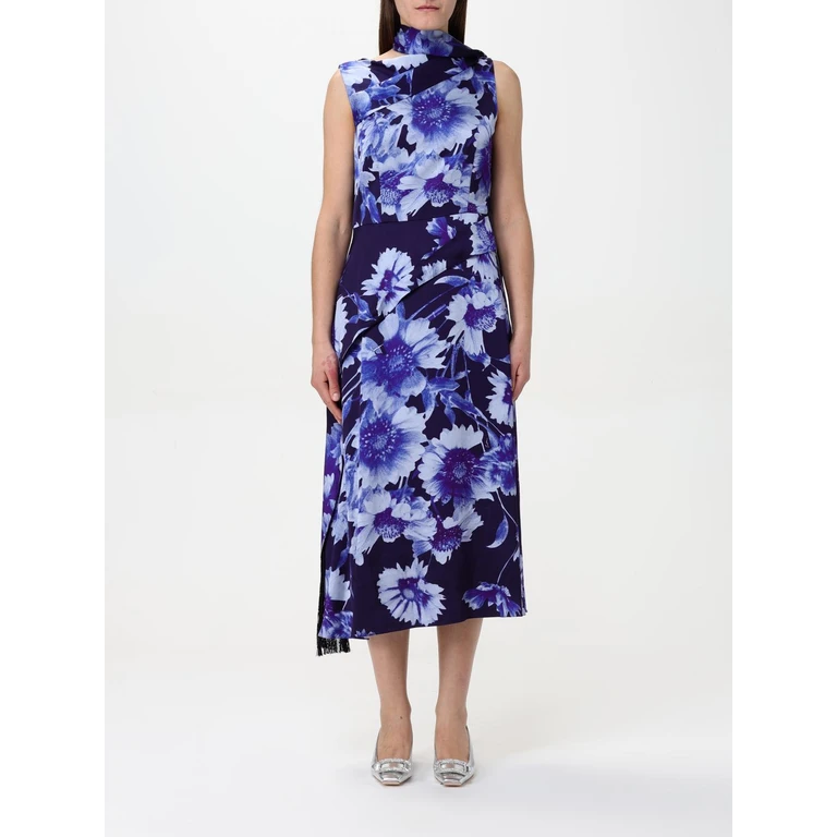 Dress Woman color Blue (PS25D9ITVSTROUBRIDGEFLORALINDIGO)