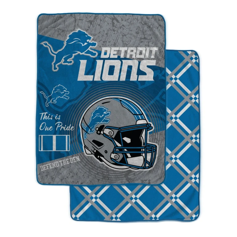 NFL Team Helmet Fleece Blanket 60x80