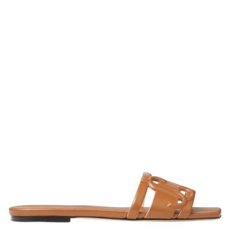 Laran Nappa Leather Slides