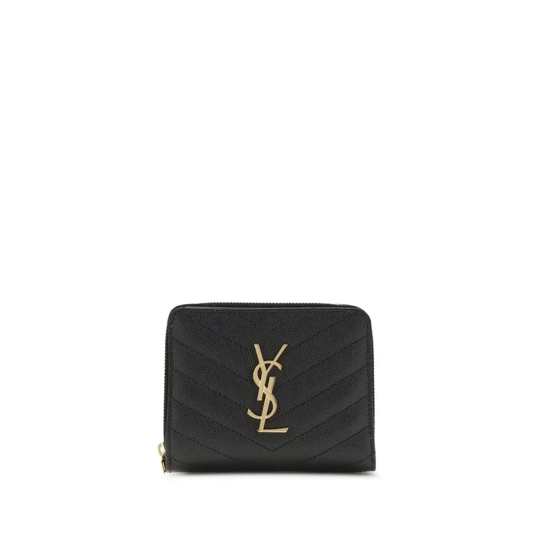 Black Calf Leather Bos Taurus Wallet - Women
