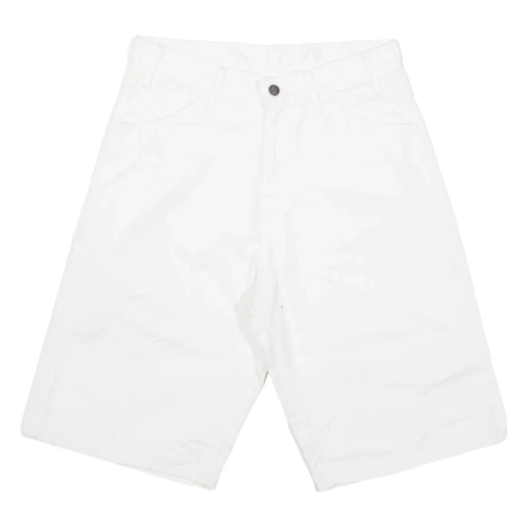 DICKIES Mens Workwear Shorts White L W30