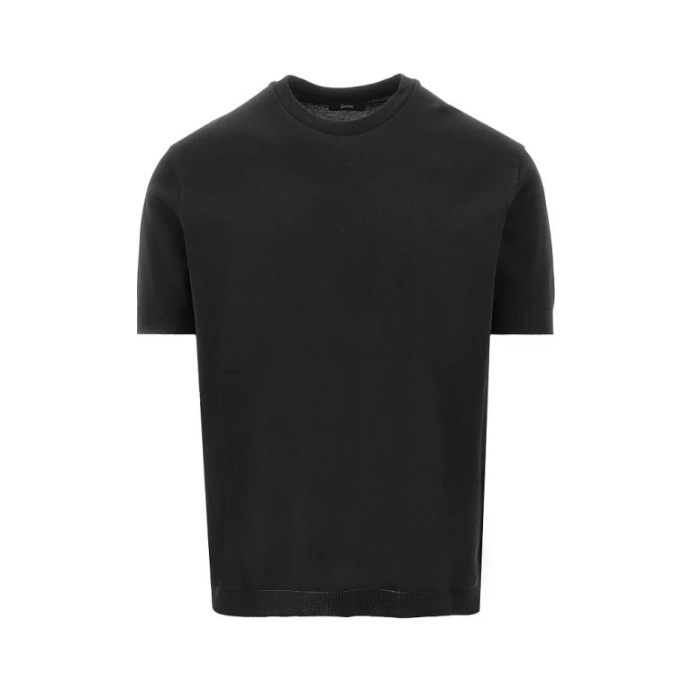 HERNO Knit effect jersey T-shirt Man 54