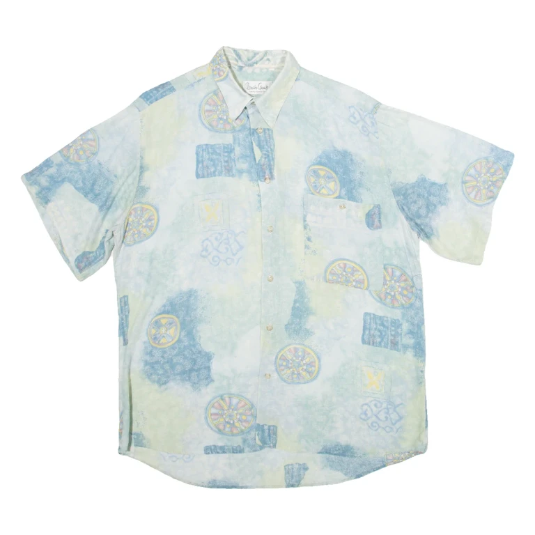 RENATO CAVALLI Mens Shirt Blue M
