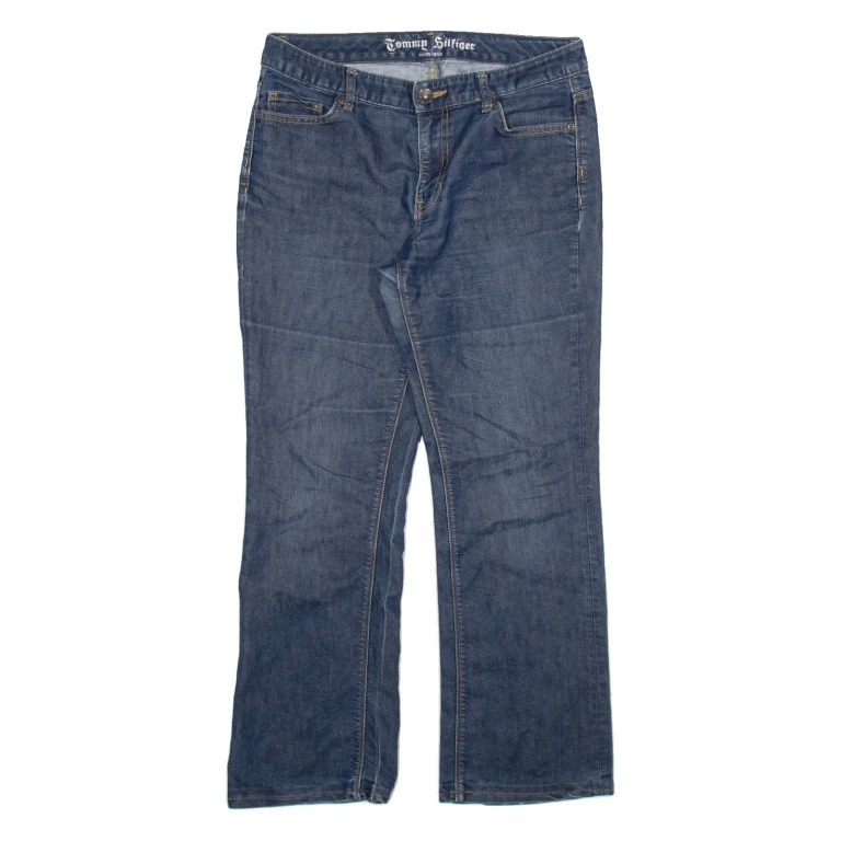 TOMMY HILFIGER Womens Jeans Blue Regular Bootcut W30 L27