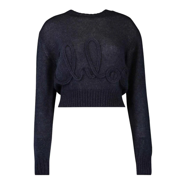 Chloe' Pull Col Rond - Bleu (CH25UMP277404C4)
