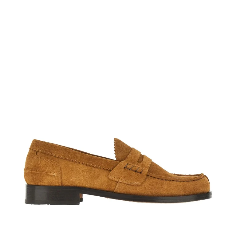 SAXONE Suede leather loafers Man 6