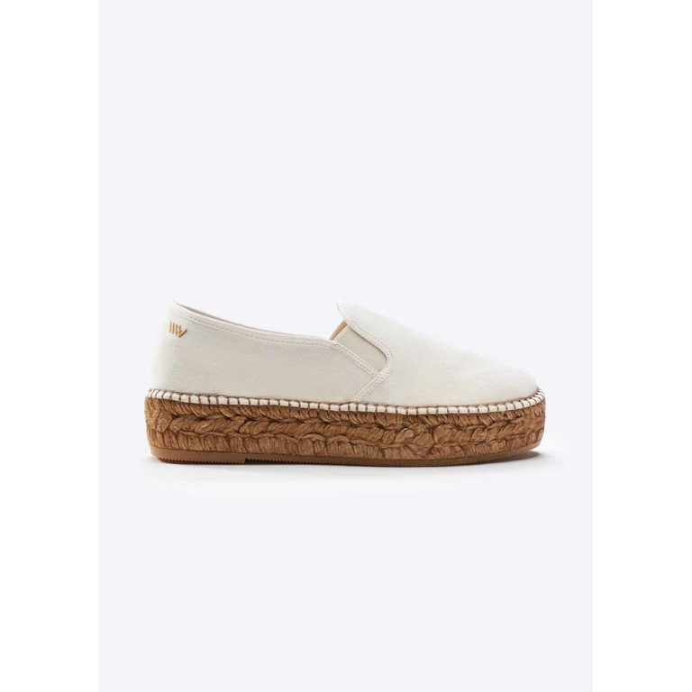 Castell Canvas Espadrille Platforms - Black / 5.5-6