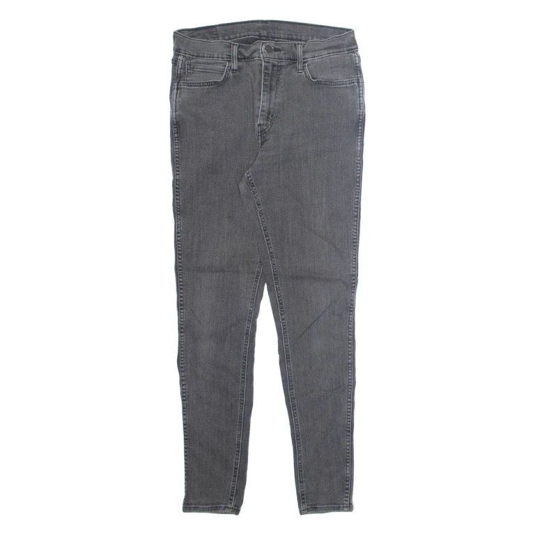LEVI'S Womens Jeans Grey Regular Skinny W28 L29