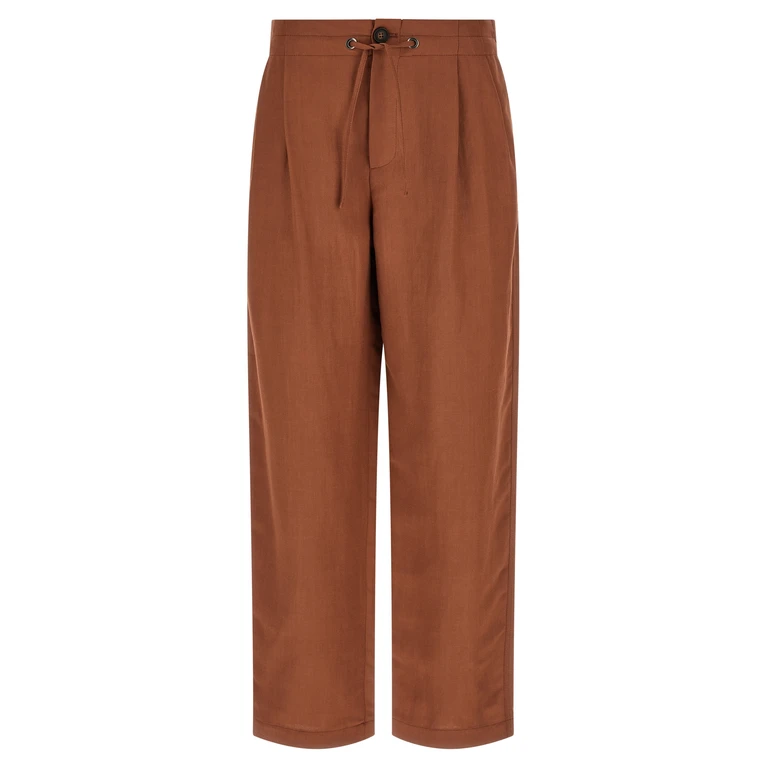 Multicolor Viscose Casual Pants - Women