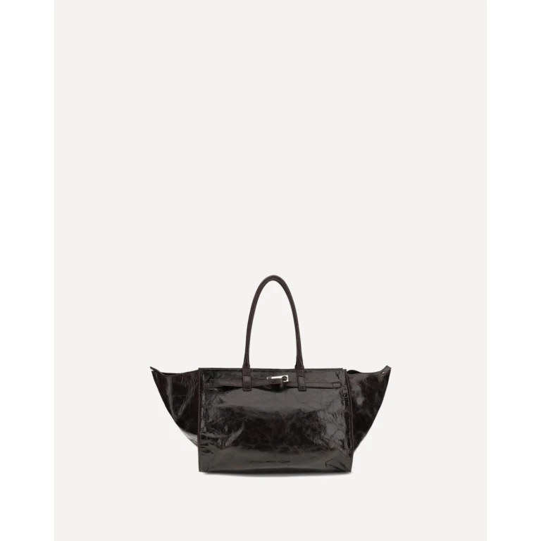 Benedetta Bruzziches Large Mame Leather Tote Bag