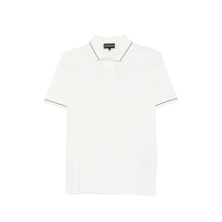 Contrast-trim Buttoned Polo Shirt