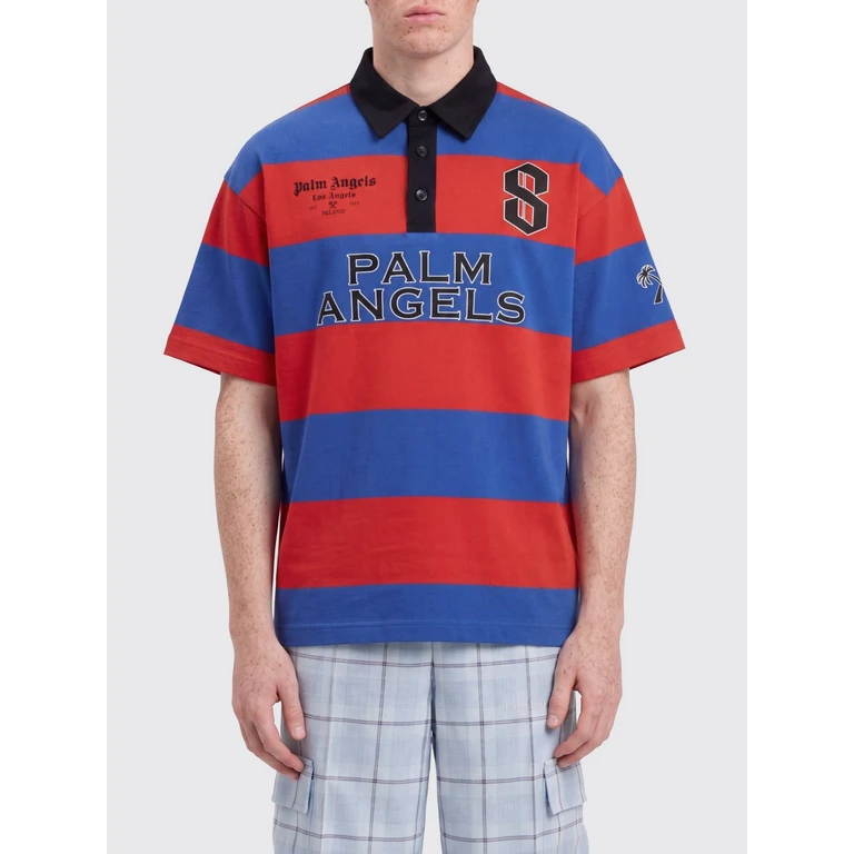 Polo Shirt Men color Red (PMGB02CS26FAB0022510)