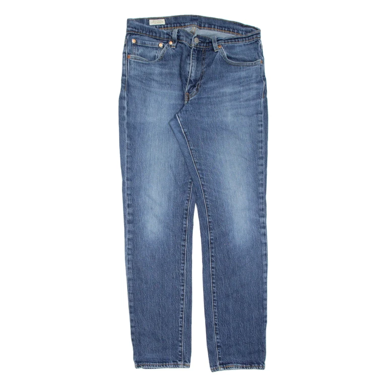 LEVI'S 511 BIG E Jeans Mens Blue Slim Straight Stone Wash W32 L32