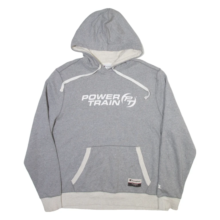 CHAMPION Mens Grey Hoodie XL