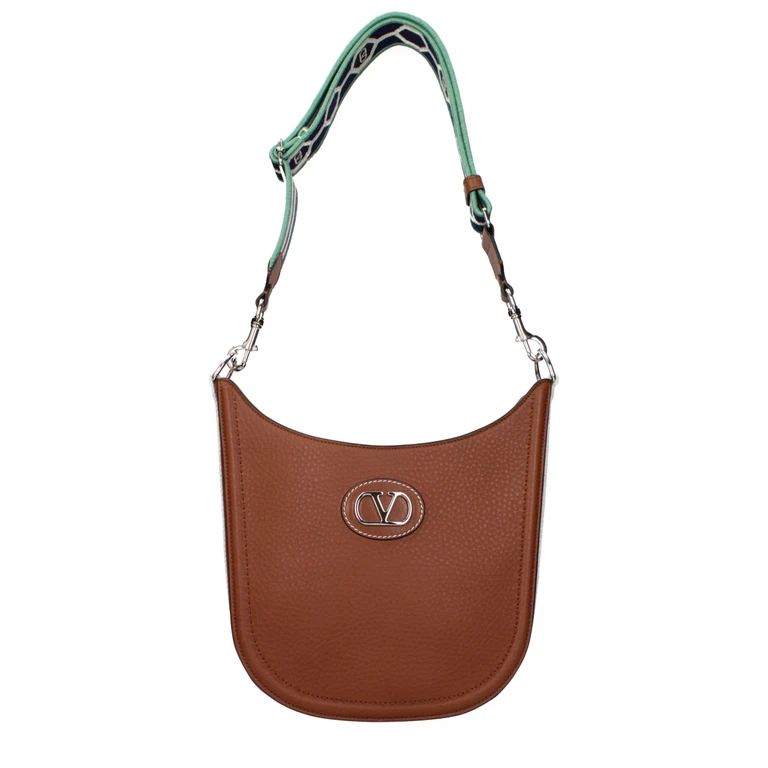 Valentino Garavani Brown Leather Crossbody Bag - Men