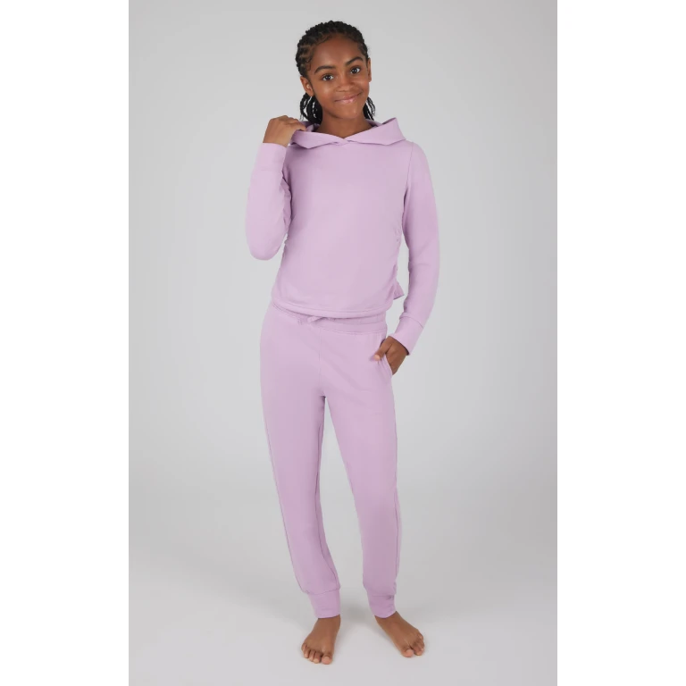 Girls 2 PC Terry Brushed Hoodie and Jogger