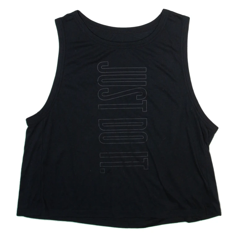 NIKE Womens Vest Black Sleeveless L