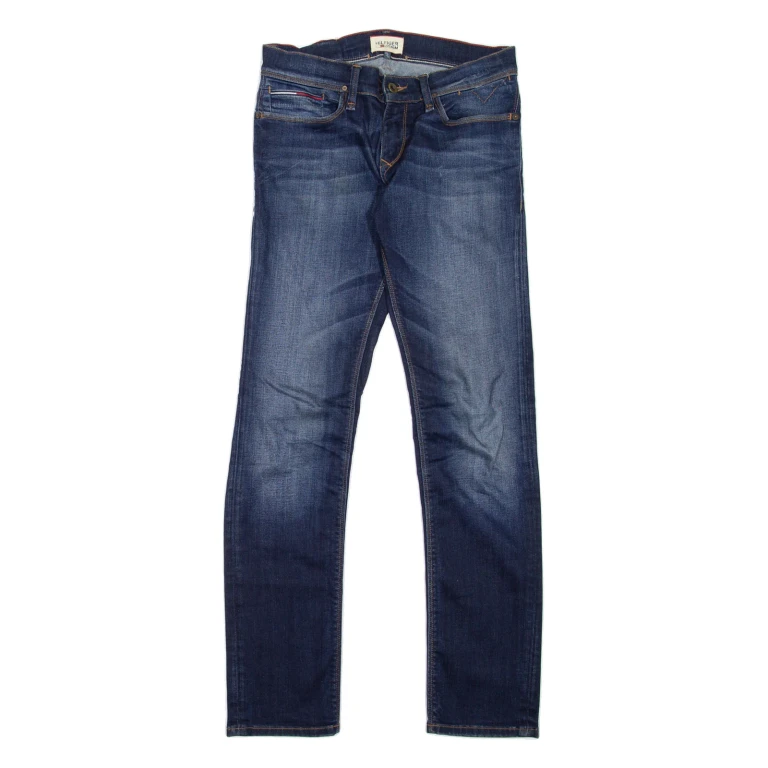 HILFIGER DENIM Sidney Mens Jeans Blue Slim Straight Stone Wash W28 L32