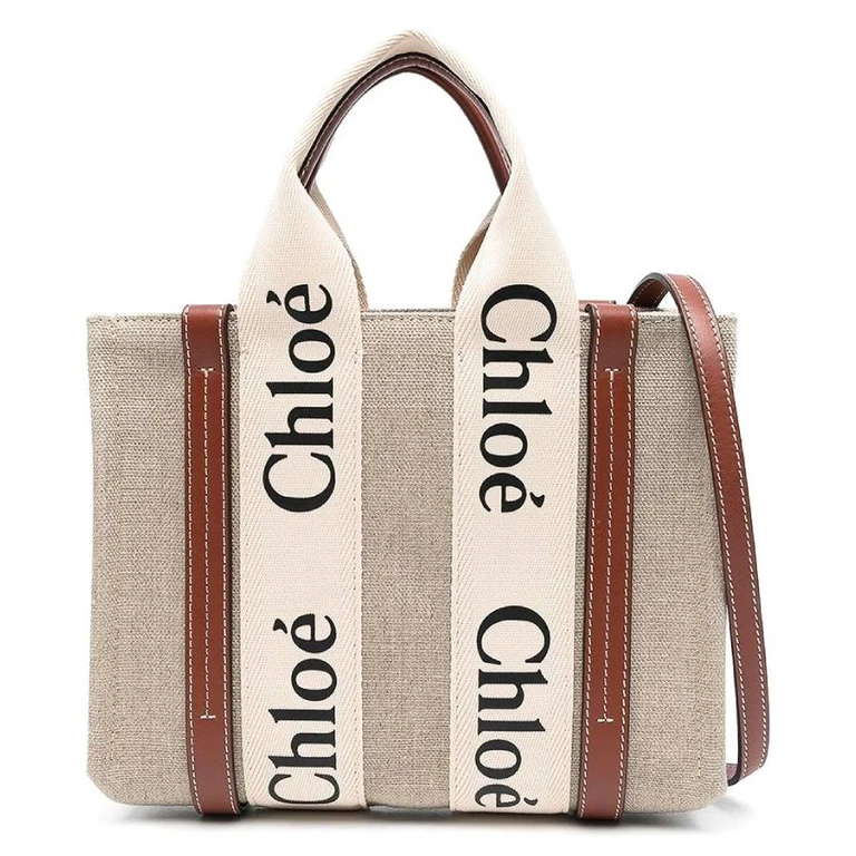 Woody Kleine Leinen-Tote Bag