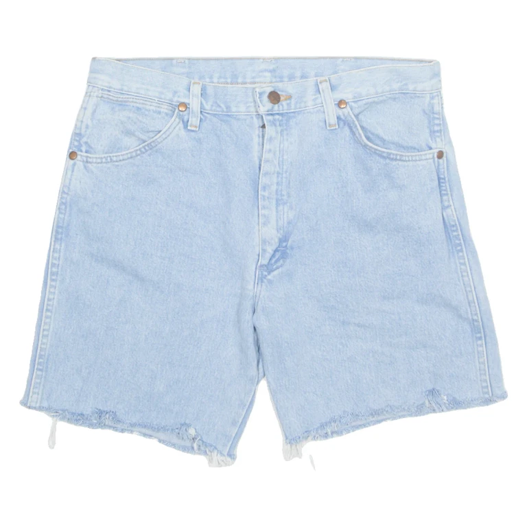WRANGLER Womens Denim Shorts Blue M W34