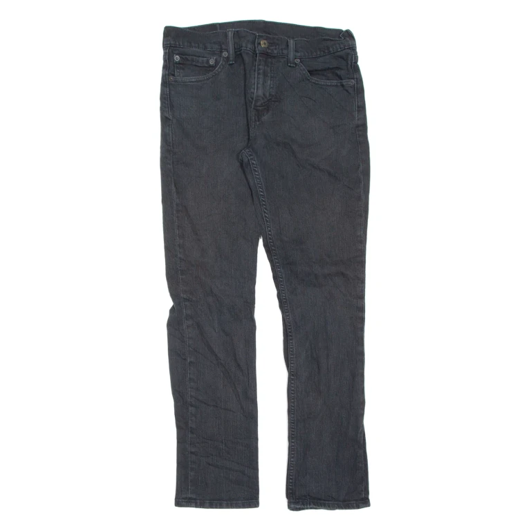 LEVI'S 511 Jeans Womens Black Slim Straight W30 L30