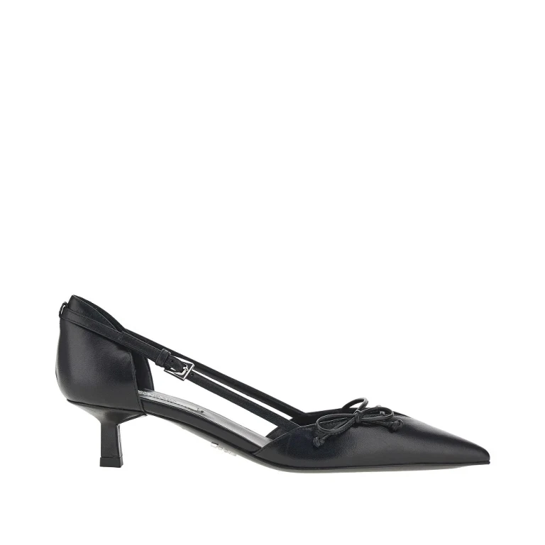 PRADA Nappa leather pumps with bow Woman 36