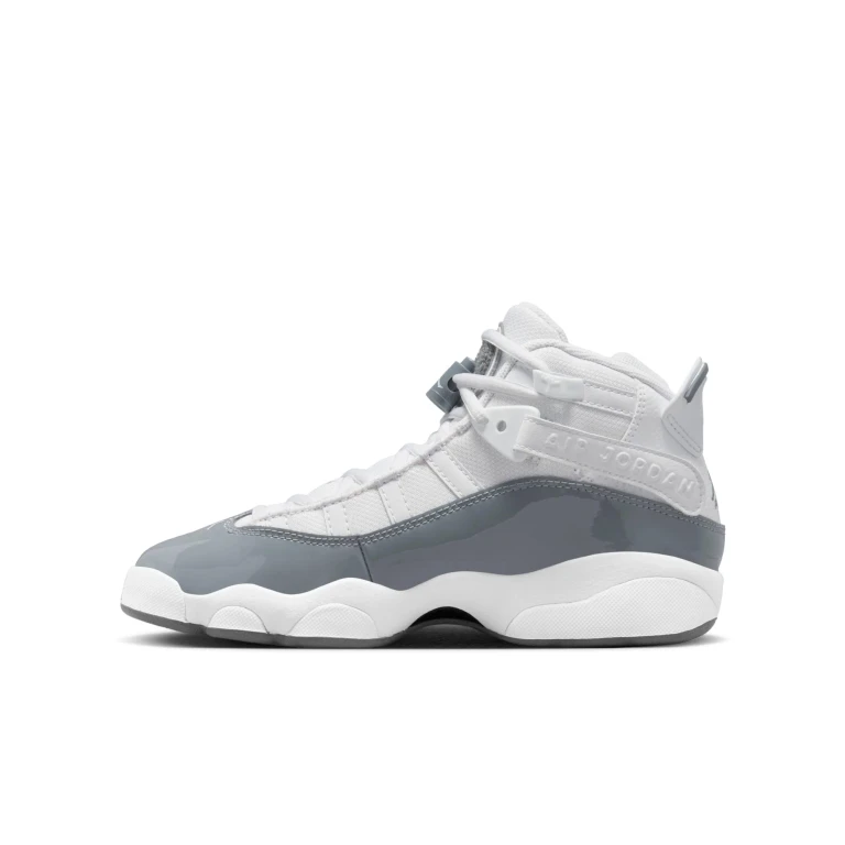 Grade School 6 Rings Gs 'White Cool Grey'