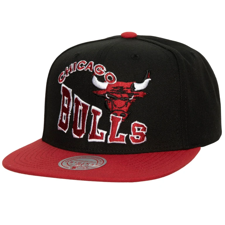 Men's NBA Crooked Path Snapback Bulls Black