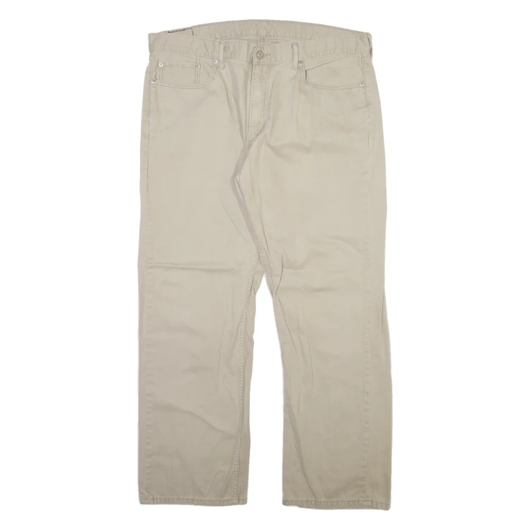 LEVI'S 559 Mens Trousers Beige Regular Straight W40 L32
