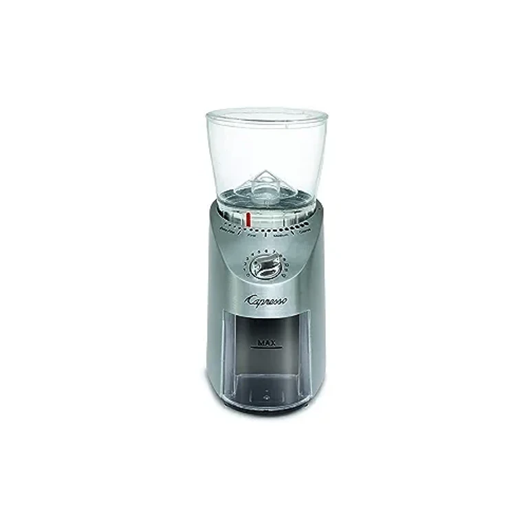 575.05 Infinity Plus Conical Burr Grinder with Large Bean Container (Stainless Steel)