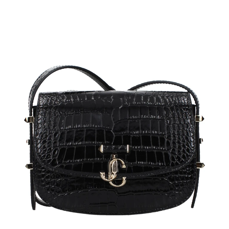 Jimmy Choo Black Leather Crossbody Bag - Women