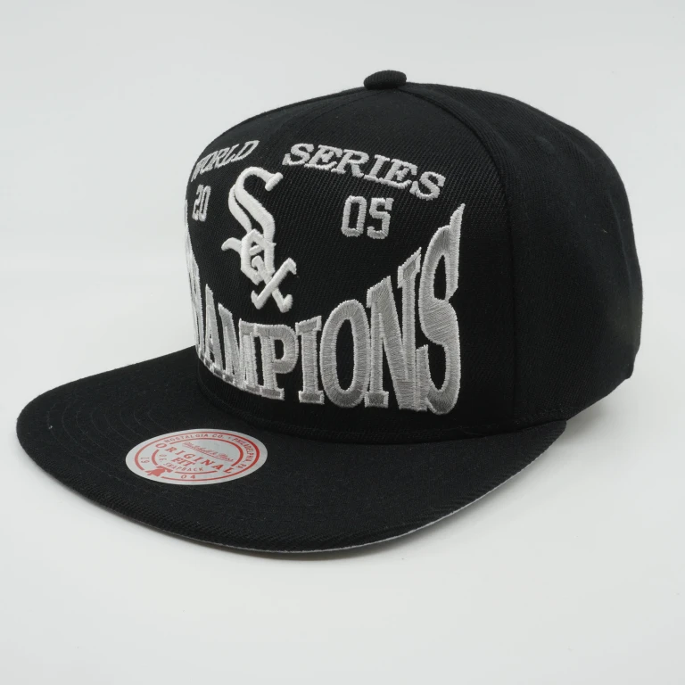 Men's MLB Big Champ Snapback White Sox 2005 Snapback Caps