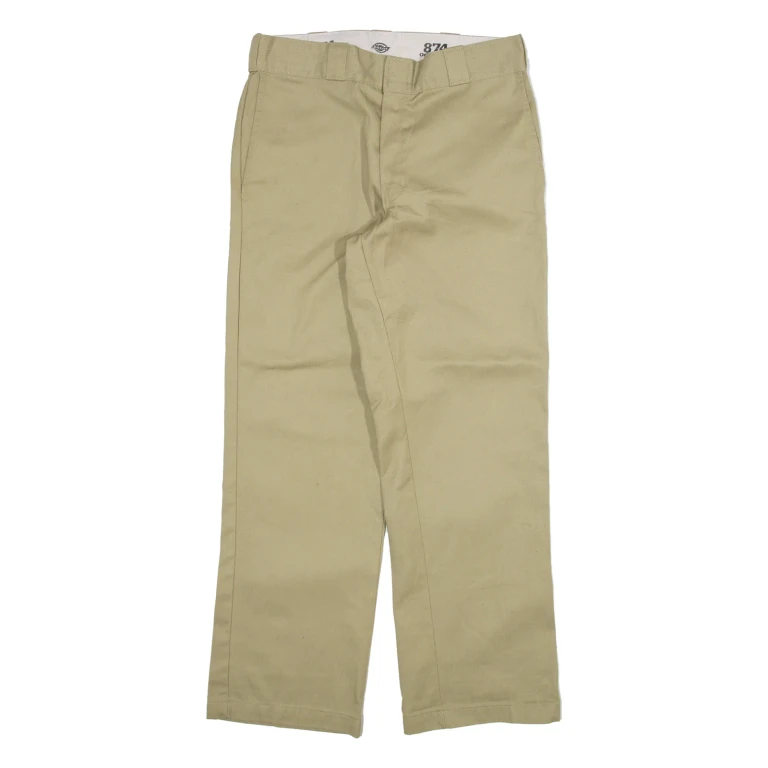 DICKIES 874 Workwear Mens Trousers Beige Regular Straight W31 L29