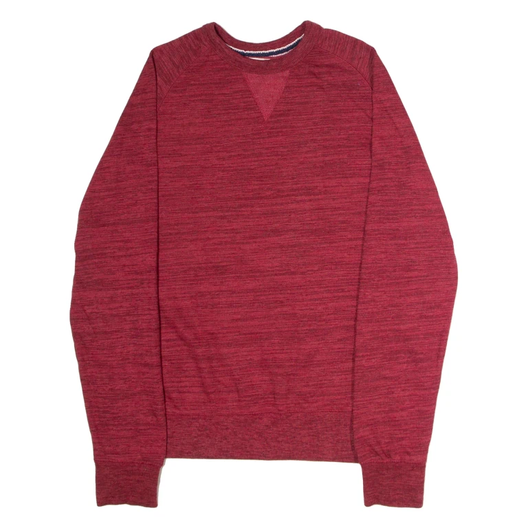 CHAMPION Mens Sweatshirt Red Crew Neck S