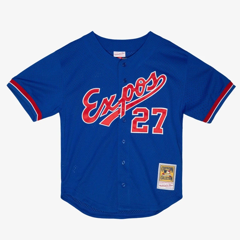 Men's MLB Authentic Bp Jersey - Expos 2002 Vladimir Guerrero