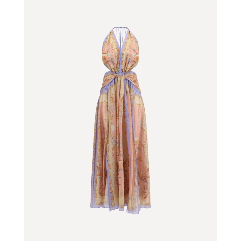 ZIMMERMANN Indra halterneck maxi Dress Female 2