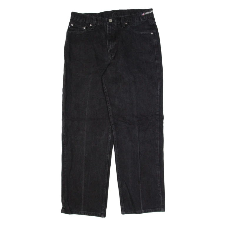 RALPH LAUREN POLO JEANS COMPANY Mens Jeans Black Regular Straight W31 L30