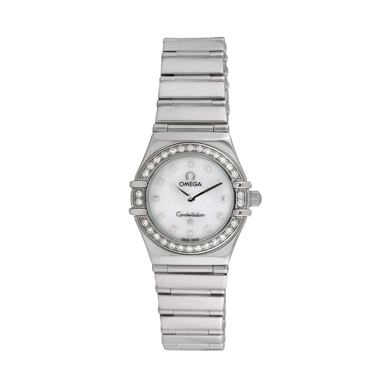 Pre-owned Omega Women's Constellation 22.5mm Stainless Steel Wristwatch - 1465.71