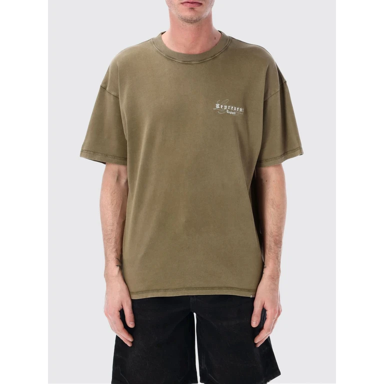 T-Shirt Men color Kaki (MLM10017859)
