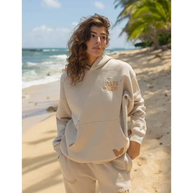 Made New Cream Unisex Hoodie