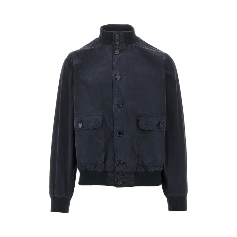 ASPESI Cotton canvas bomber jacket Man S