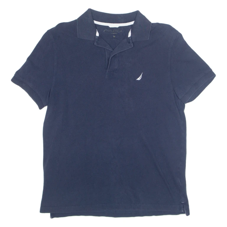 NAUTICA Mens Polo Shirt Blue M
