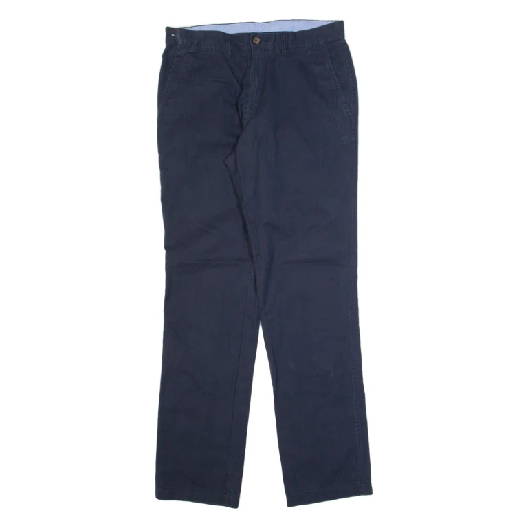 TOMMY HILFIGER Chino Mens Trousers Blue Slim Straight W30 L32