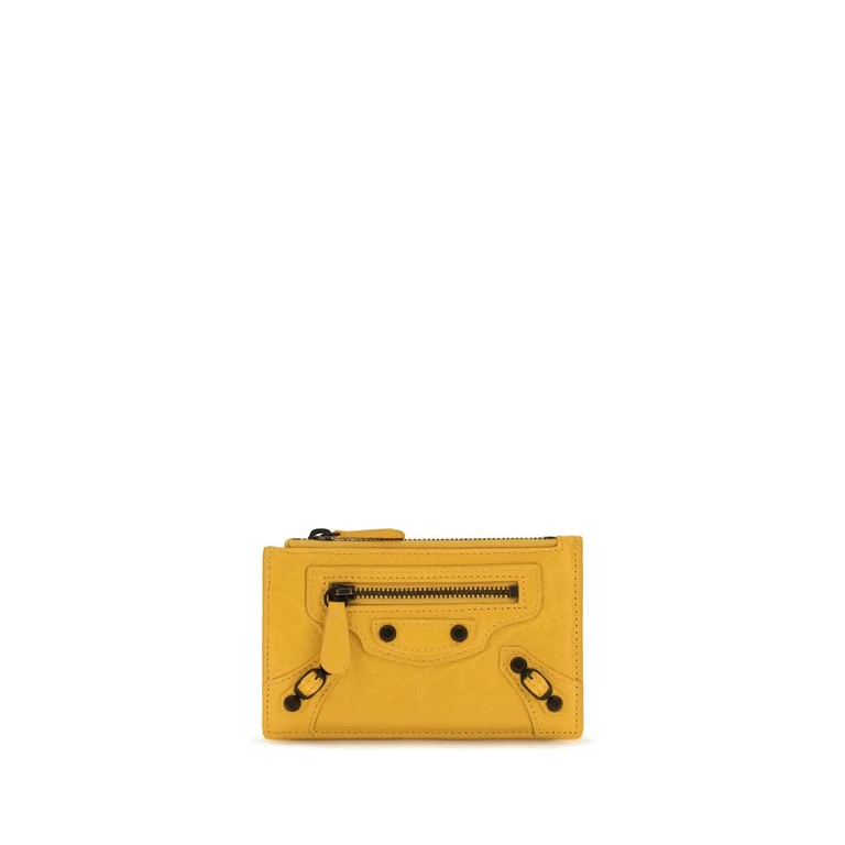 Balenciaga Bicolor Lamb Ovis Aries Wallet - Women