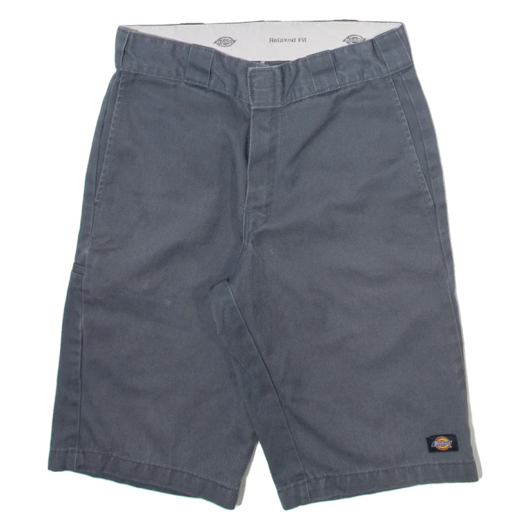 DICKIES Mens Workwear Shorts Grey Slim S W28