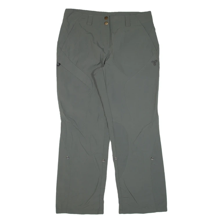 JACK WOLFSKIN Outdoor Womens Trousers Grey Regular Straight W32 L28