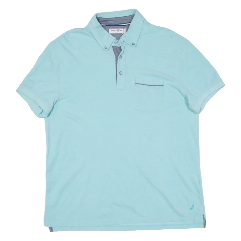 NAUTICA Slim Fit Mens Polo Shirt Black M