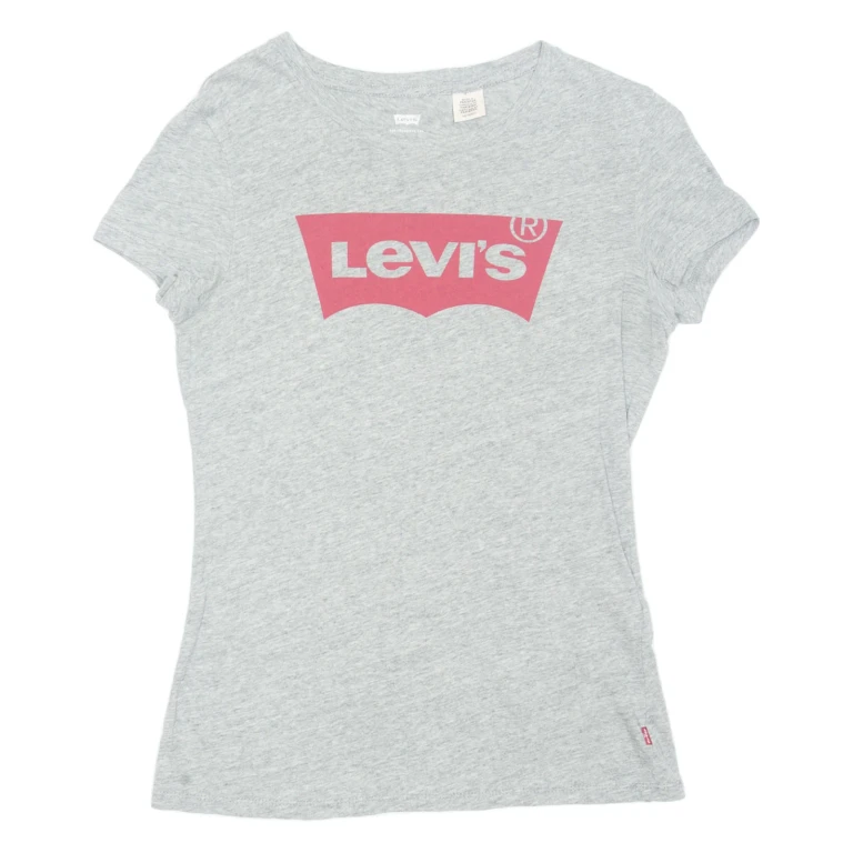 LEVI'S Womens T-Shirt Grey XS (EE1-041124-5134)