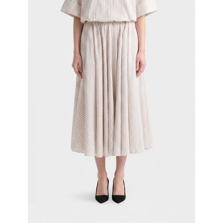 Skirt Woman color Beige (SK11102485967)